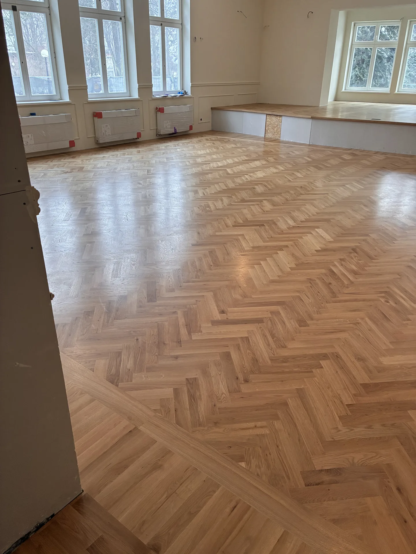 Parkiet w jodełkę